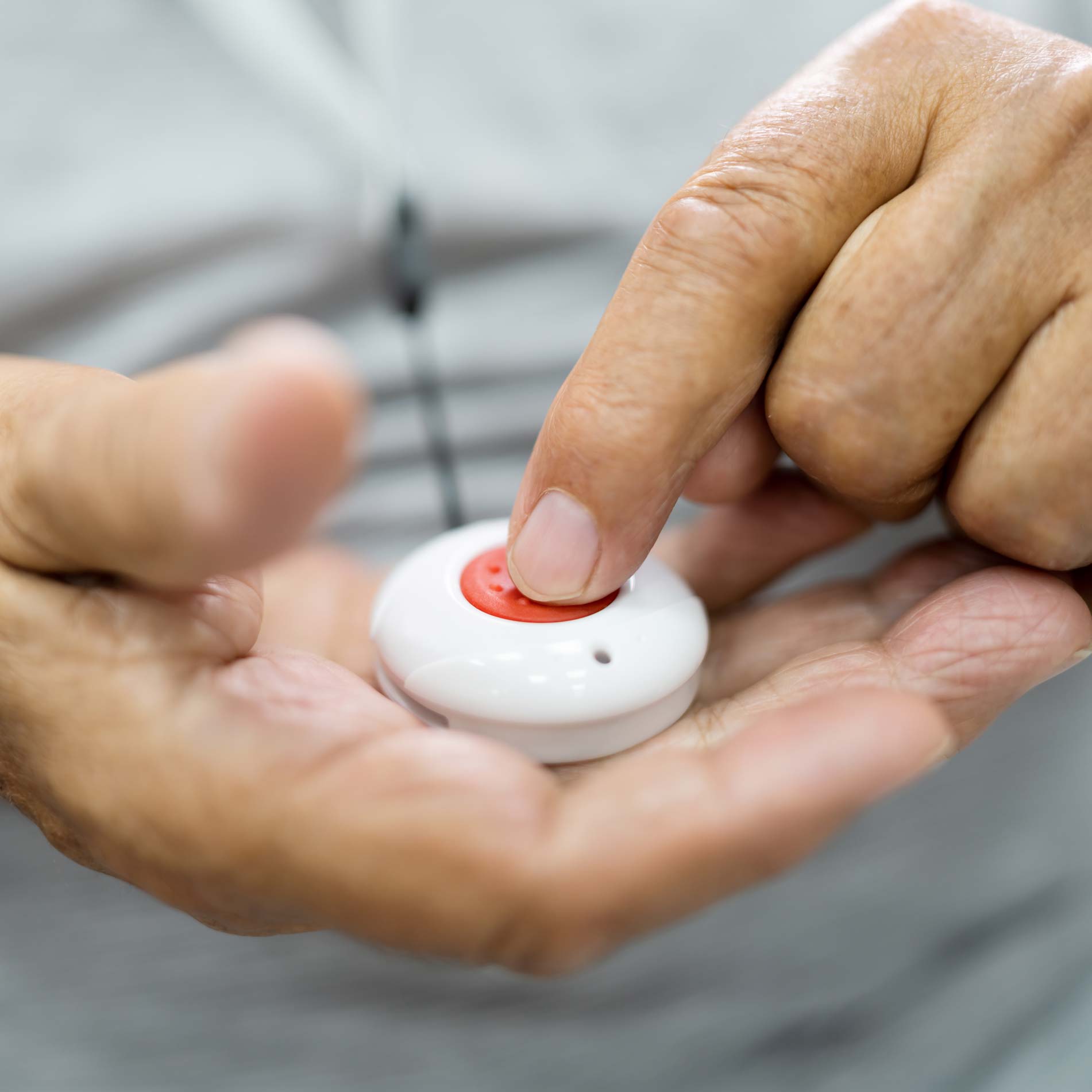 An emergency call button available to Sterling Heights residents